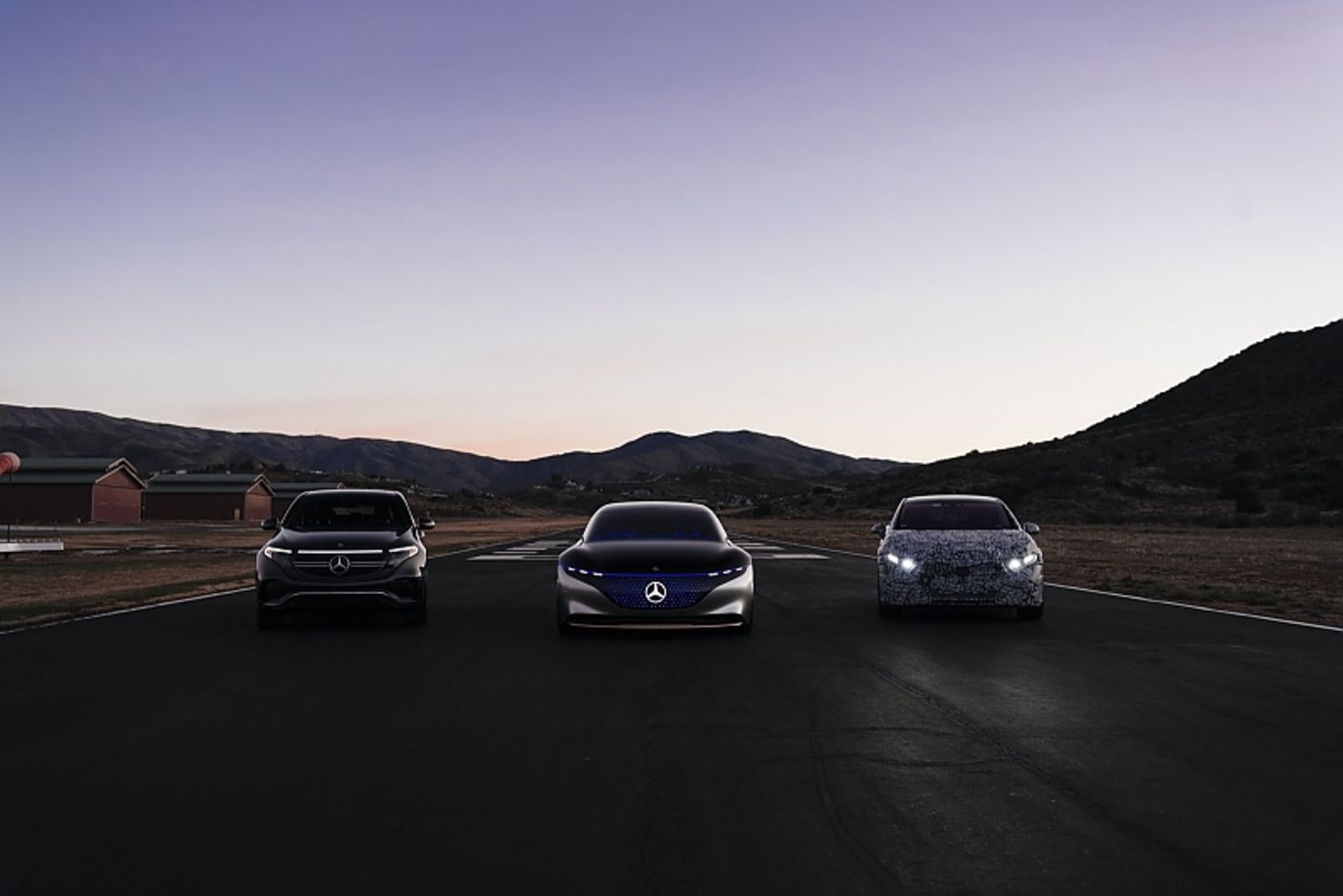 Mercedes EQS, EQC, Vision EQS