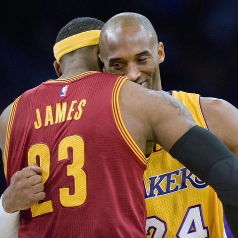 LeBron James und Kobe Bryant