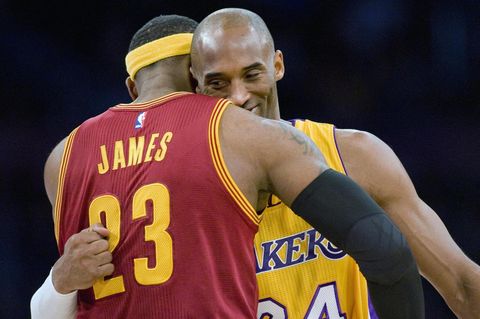 LeBron James und Kobe Bryant