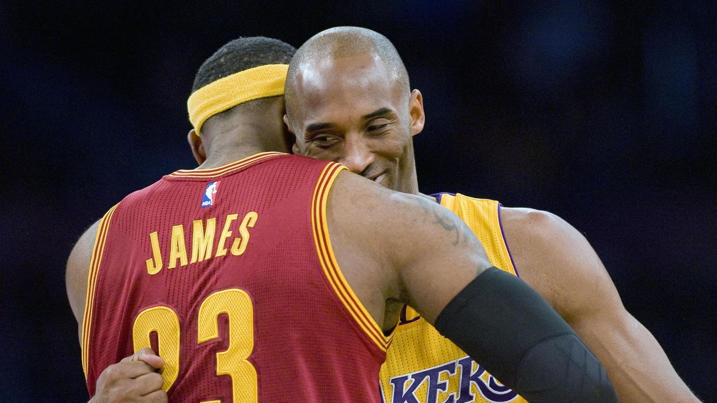 LeBron James und Kobe Bryant