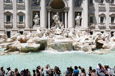Die "Fontana di Trevi" steht bei den meisten Rom-Besuchern auf der Sehenswürdigkeiten-Liste