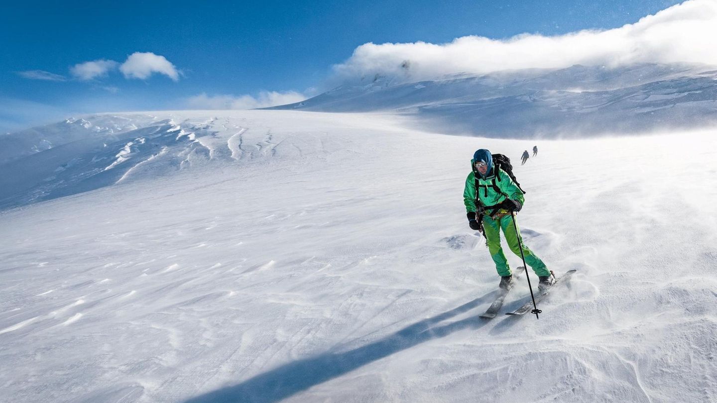 Robert Jasper auf Skiern