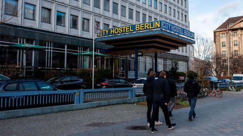 Blick auf das "City Hostel Berlin" in Berlin-Mitte