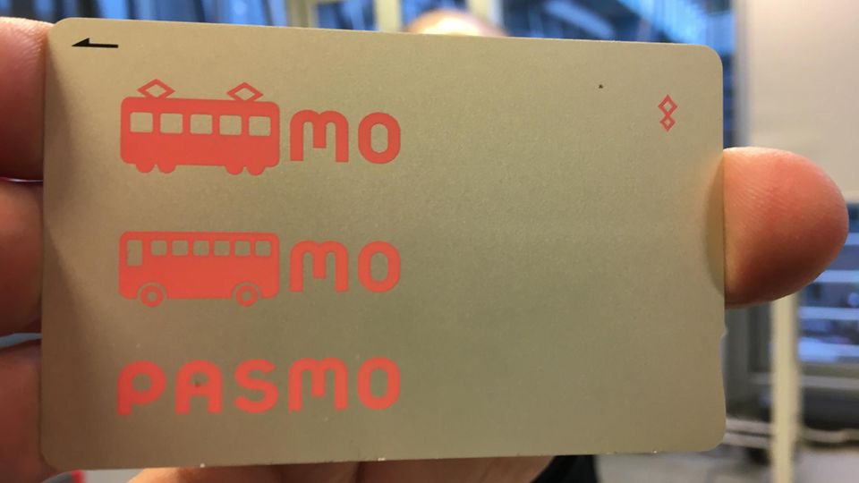Eine Pasmo-Karte aus Japan