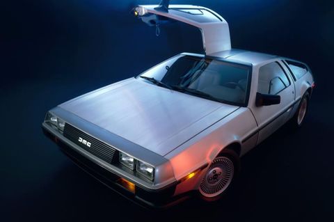 Wie der Cybetruck von Tesla wurde der DMC-12 nicht lackiert