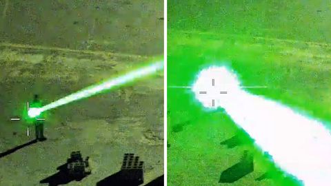 Ein Mann in Florida blendet ein landendes Flugzeug mit dem Laserpointer.