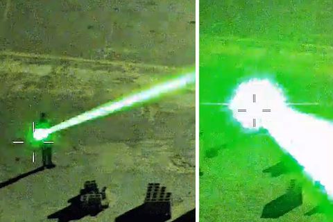 Ein Mann in Florida blendet ein landendes Flugzeug mit dem Laserpointer.