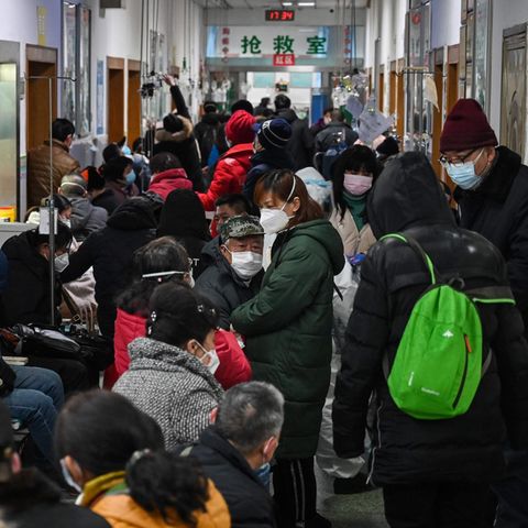 Coronavirus: Überfülltes Krankenhaus in Wuhan