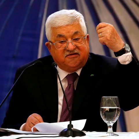 Der Palästinensische Präsident Mahmud Abbas