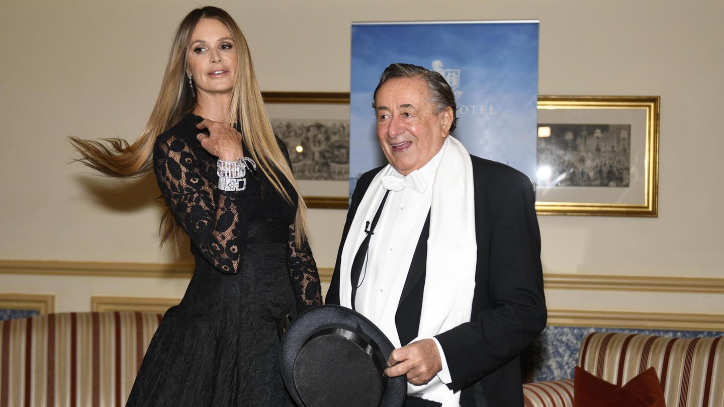 Richard Lugner und Elle Macpherson beim Wiener Opernball 2019