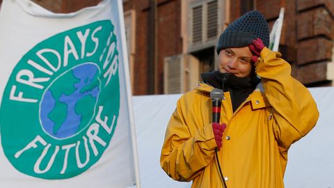 Greta Thunberg, 17, Klimaaktivistin und Schülerin aus Schweden
