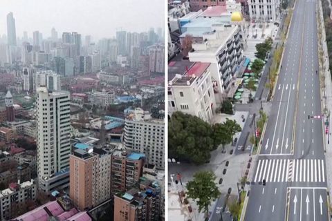 Coronavirus- Epidemie: Wuhan gleicht einer Geisterstadt