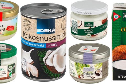 Kokosmilch und Kokosöl