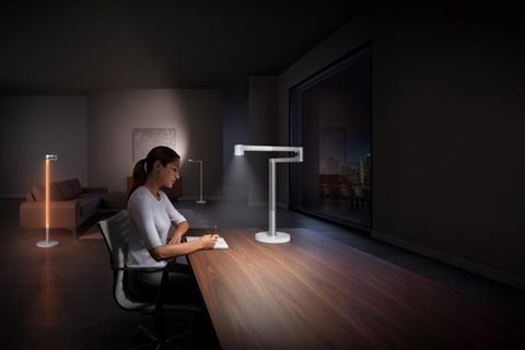 Ohne Diffusor lässt sich das gerichtete Licht zum Lesen und Arbeiten benutzen.