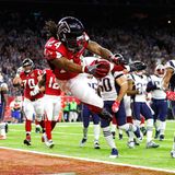 Touchdown von Devonta Freman gegen die New England Patriots