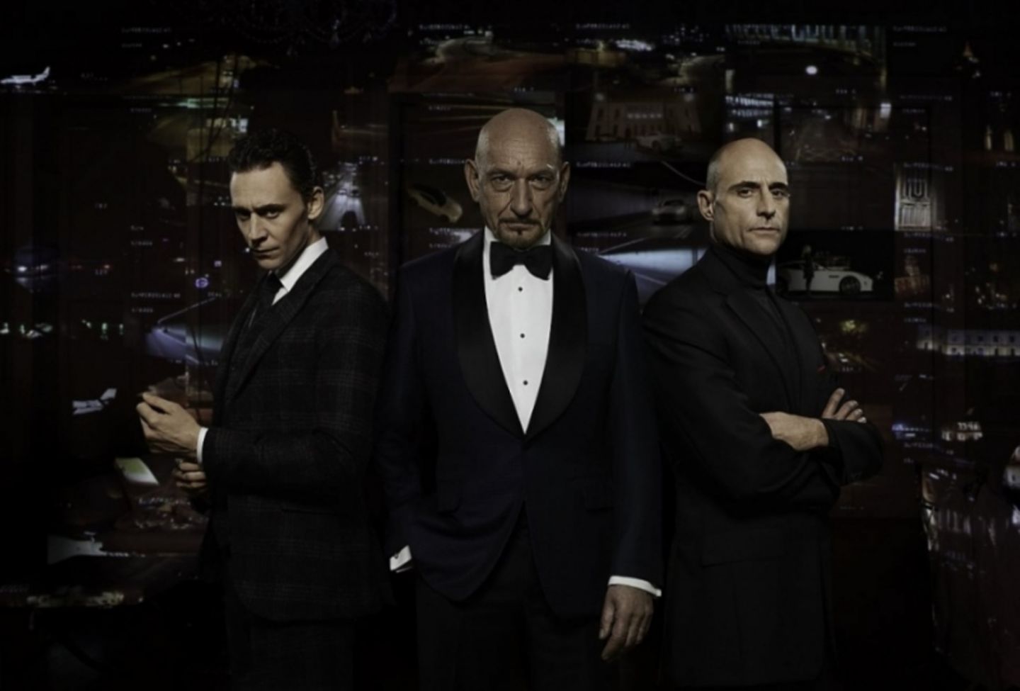 Letztes Jahr bot Jaguar in der Super Bowl Werbung Sir Ben Kingsley (Mitte), Tom Hiddleston (links) und Mark Strong auf