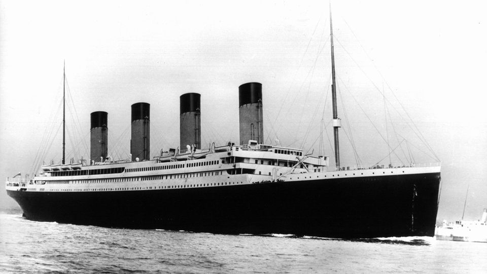Der Luxusdampfer "Titanic"