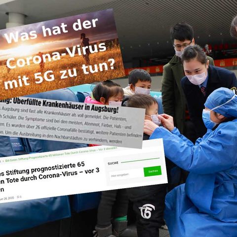 Zum Coronavirus finden sich im Internet unzählige Falschinformationen