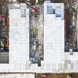 In wenigen Tagen nimmt die Klinik Gestalt an.