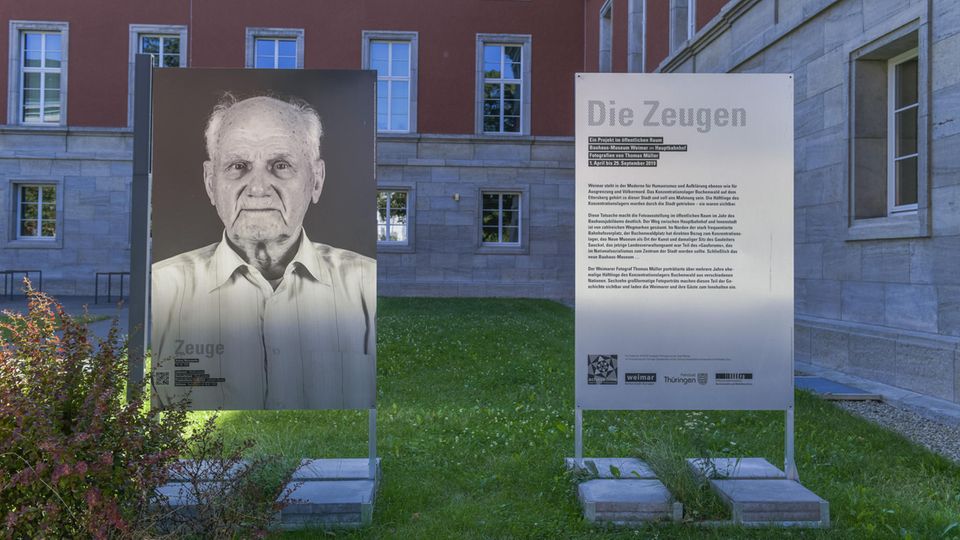 Nachrichten aus Deutschland: Porträt des 93-jährigen Andrej Moisejenko in der Ausstellung "Die Zeugen"