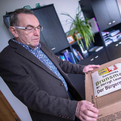 Iain Macnab, schottischer Bürgermeister der kleinen Gemeinde Brunsmark bei Mölln