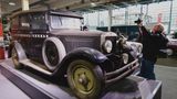 Adler Favorit 8/35 Bj.1829  mit 35 PS und 1943 ccm. Dieses Modell vom PS-Speicher Einbeck war als Taxi in Berlin zugelassen. Zwischen 1929 und 1933 wurden etwa 1400 Stück hergestellt.