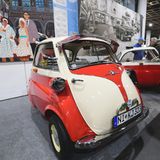 BMW 300 Isetta  von 1960 mit 12 PS. Spitze war 85 Km/h. Sie gehört Isetta Clubmitglied Klaus Lohmann.