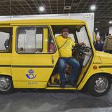 Kalmar-TJorven DAF auf der Basis des DAF 440. 1966 bis 1973 wurden 2000 Stück gebaut und waren im Einsatz bei der Schwedischen Post. Zu sehen am Clubstand des DAF-Forums Halle 2.