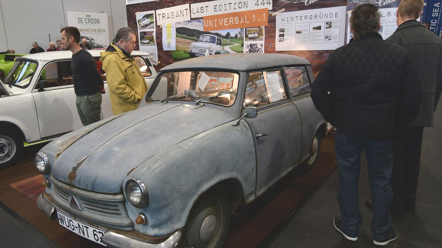 Ein Lloyd LS 400s. Dieses Fahrzeug wurde 1955 in Bremen gebaut und war seit 1976 in einem Hochregal eingelagert.