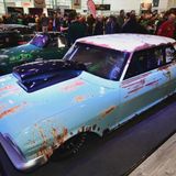 Auch am Clubstand von Drag Racing Germany: Eine Chevrolet Nova von 1963 mit 1000 PS und Zehn-Liter-Hubraum.