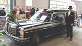 Mercedes Benz 20 D8-W115  von 1972. Ein Sonderfahrzeug mit einem Aufbau von Pollmann Karosseriewerk  Bremen. Die Daten: 60 PS, 132 Km/h. Die Länge des Laderaum beträgt 215 cm.