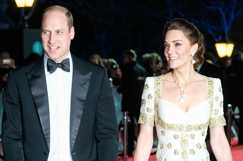 Baftas: Prinz William Herzogin Kate