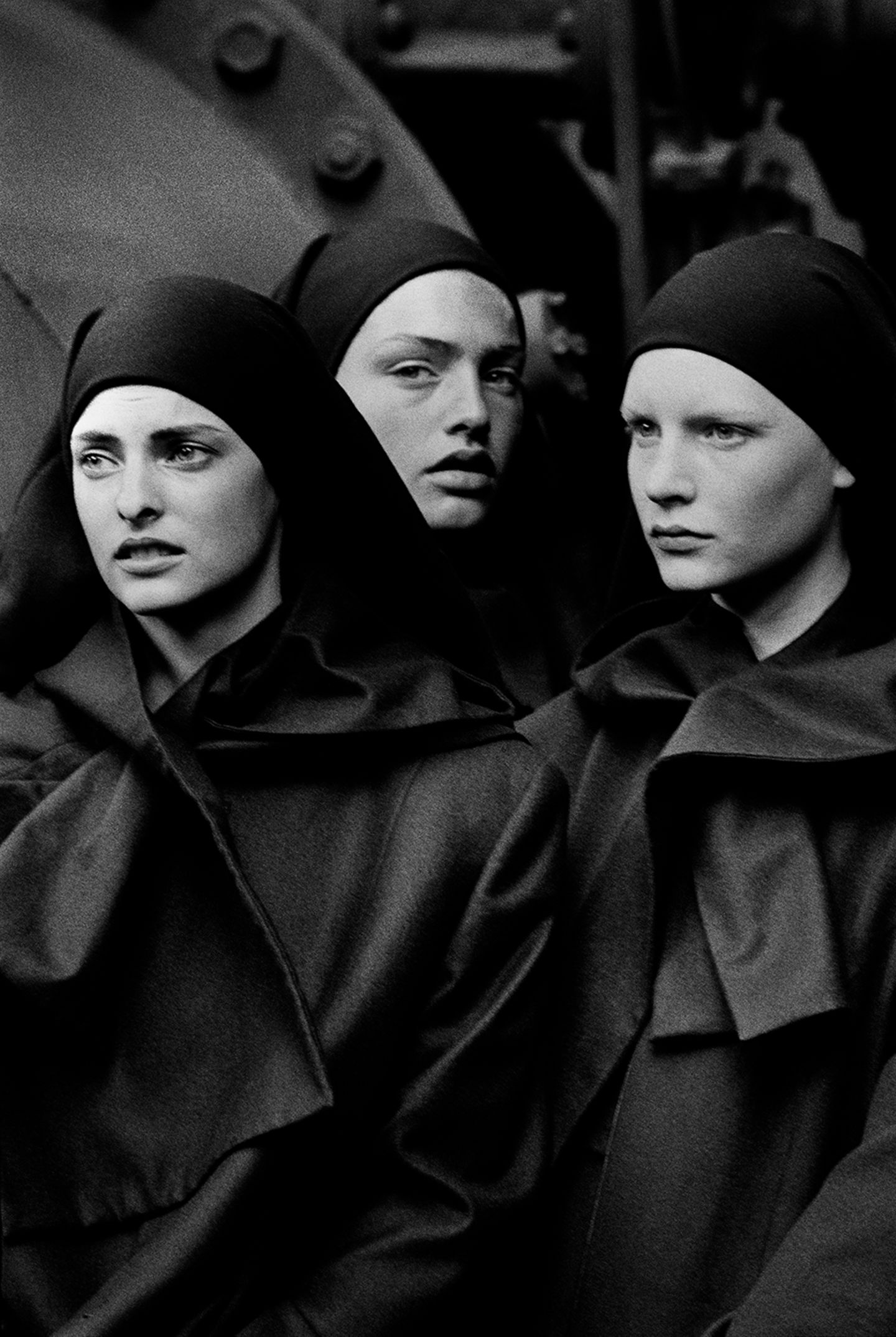 Linda Evangelista, Michaela Bercu & Kirsten Owen