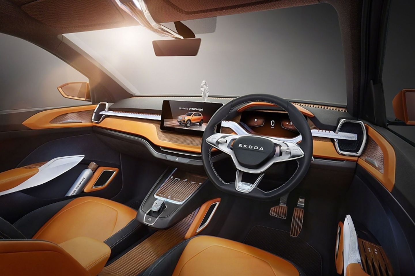 Das Cockpit ist eher futuristisch gestaltet