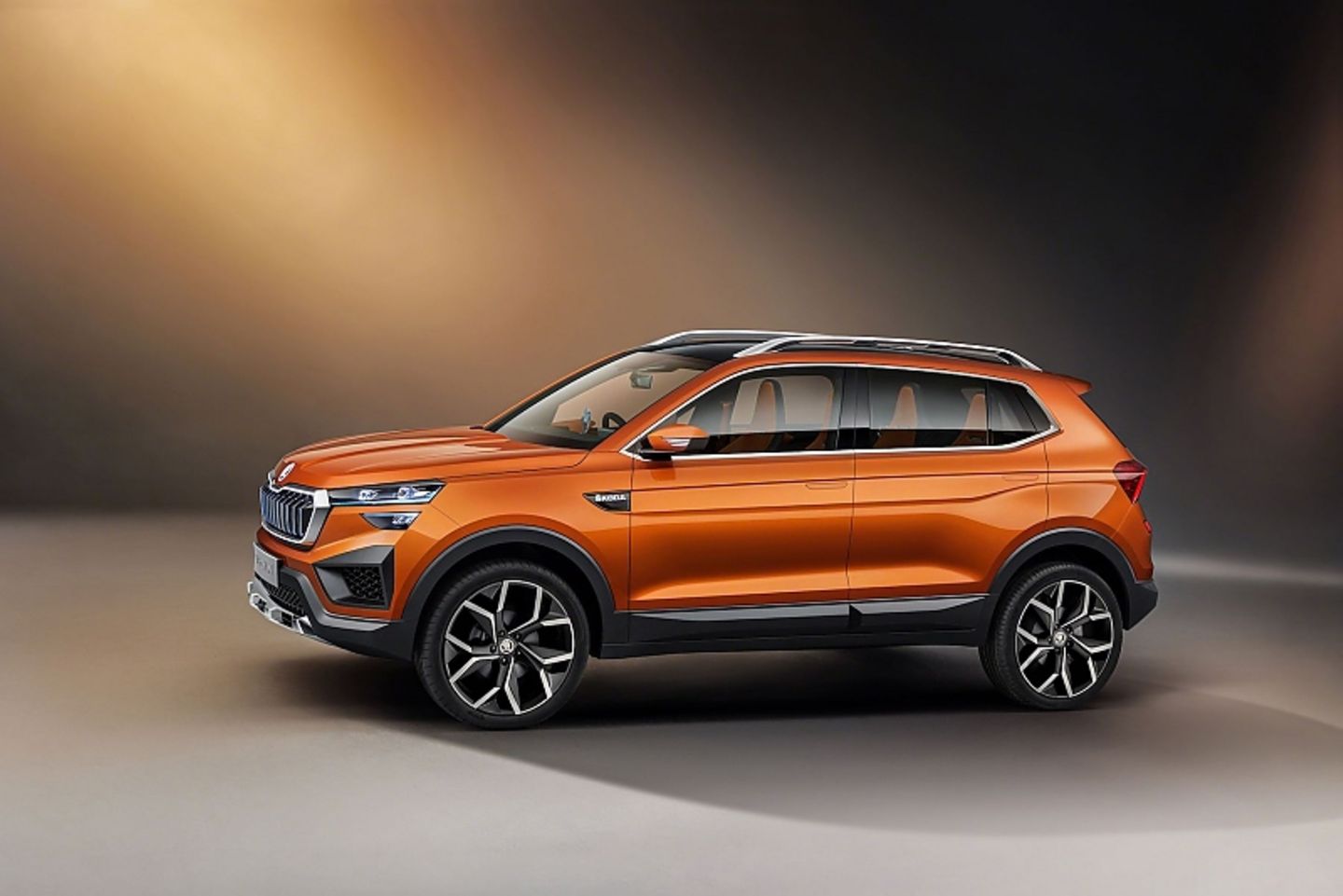 Mit einer Länge von 4,26 Metern sticht der Skoda Vision IN in Indien heraus