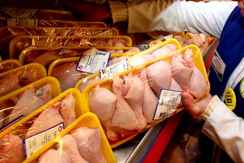Huhn im Supermarkt