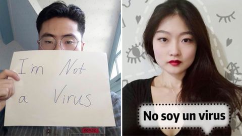 Coronavirus: "Ich bin kein Virus" – Menschen wehren sich gegen Rassismus