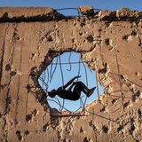 Juju, 30, beim Parcouring