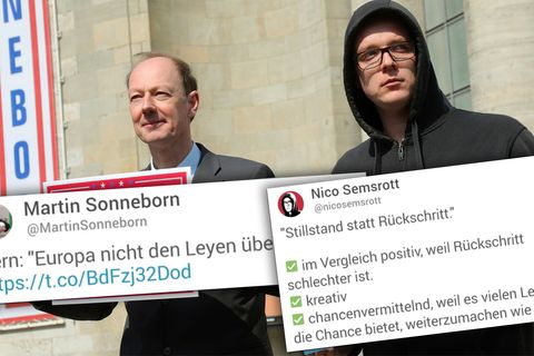 Sonneborn und Semsrott antworten auf Zwölftklässler-Tweet