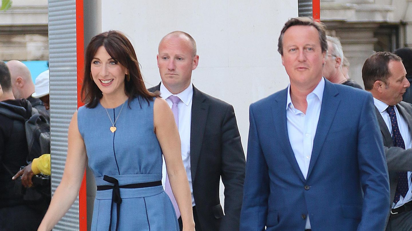 David Cameron und seine Frau Samantha bei einem offiziellen Termin