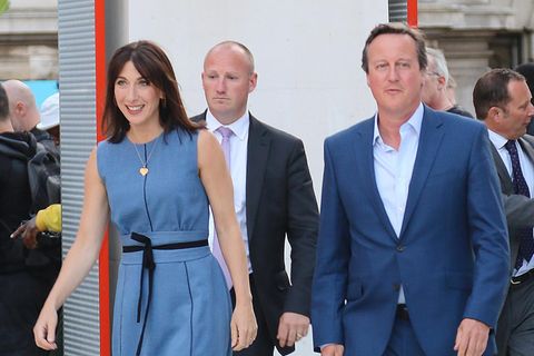 David Cameron und seine Frau Samantha bei einem offiziellen Termin