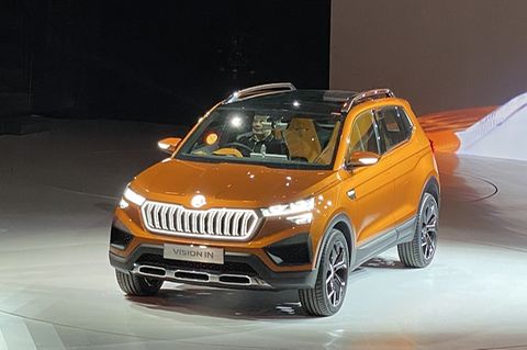 Äußerlich zeigt der Skoda Vision IN bereits viel vom Serienmodell