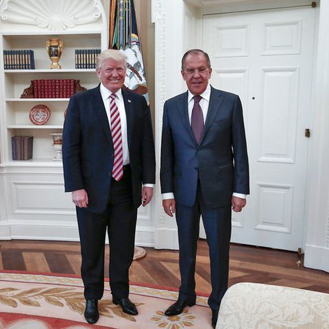 Donald Trump und Lawrow im Weißen Haus