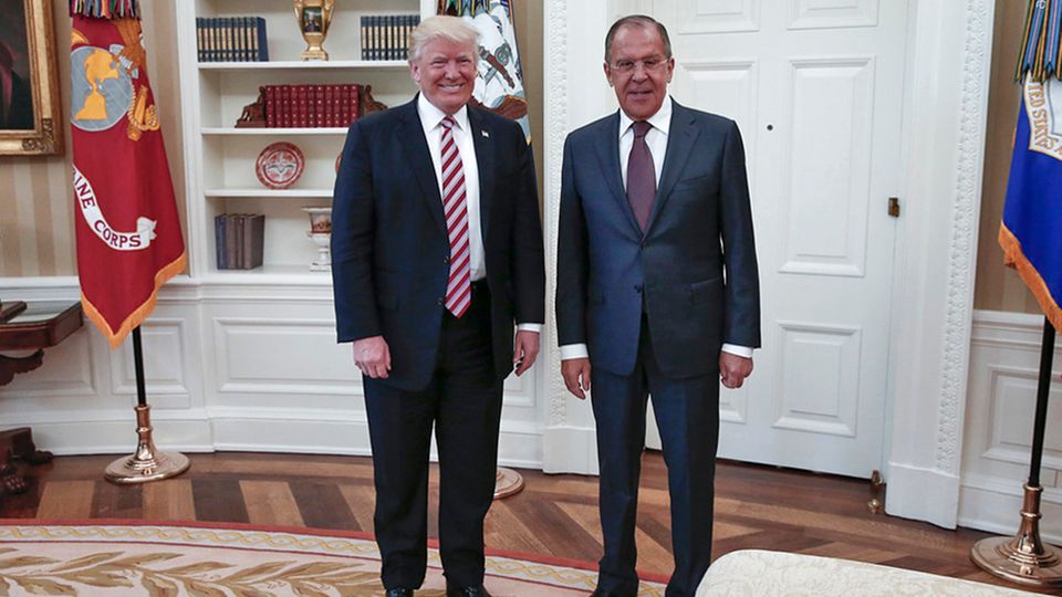 Donald Trump und Lawrow im Weißen Haus