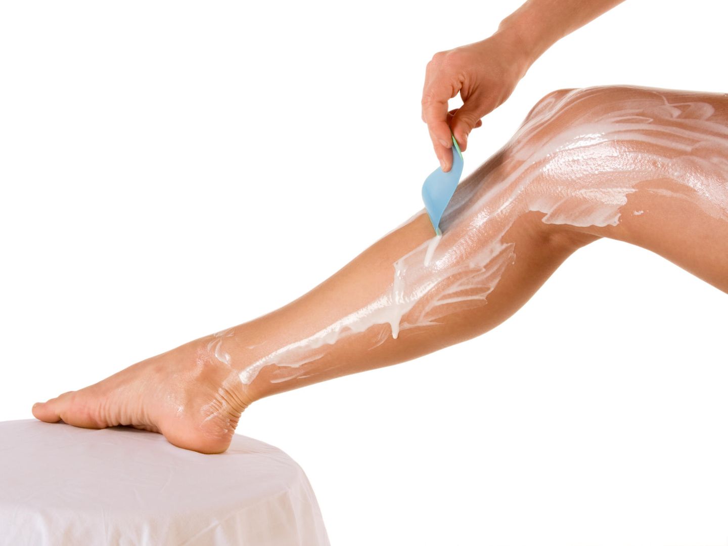Как брить ноги медом