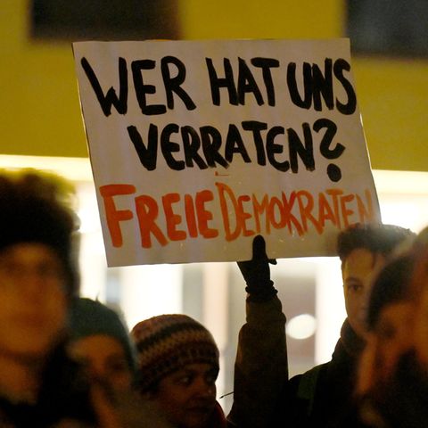 Proteste gegen die FDP