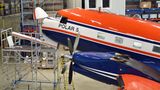 Blick auf den Bug der DC-3