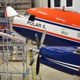 Blick auf den Bug der DC-3