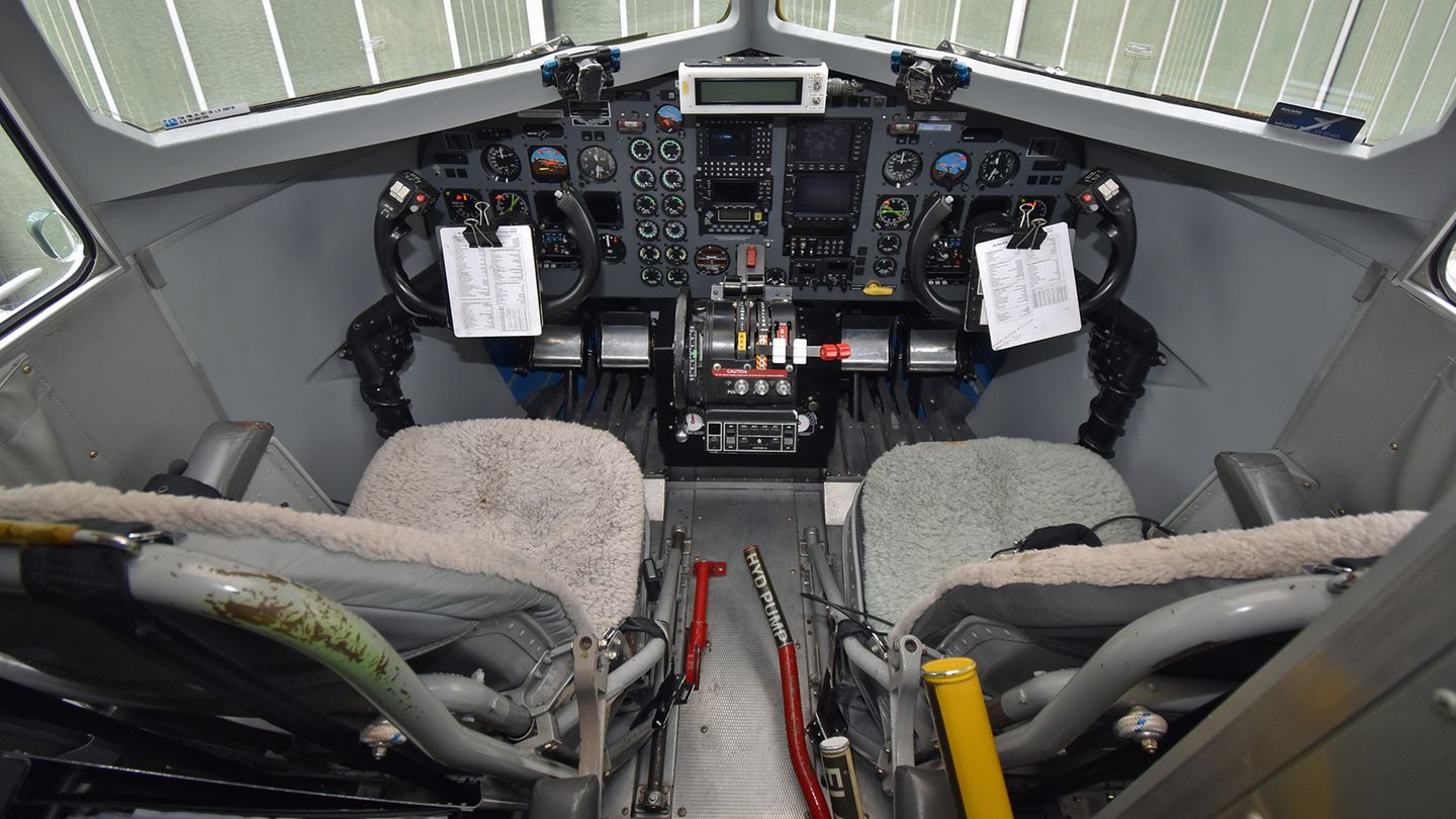 Arbeitsplatz der Piloten
