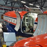 Die DC-3 mit geöffneter Tür